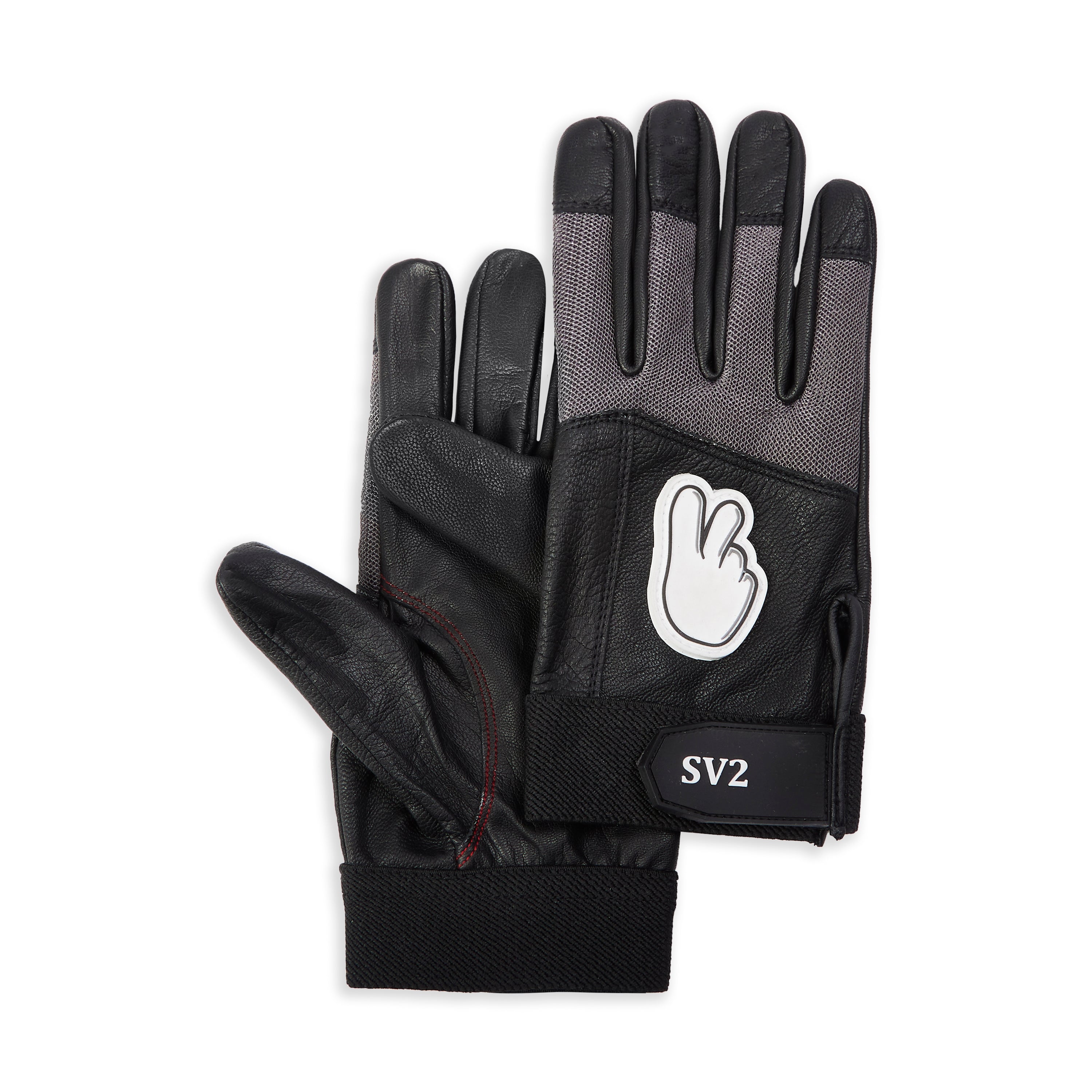 Mesh Leather gloves