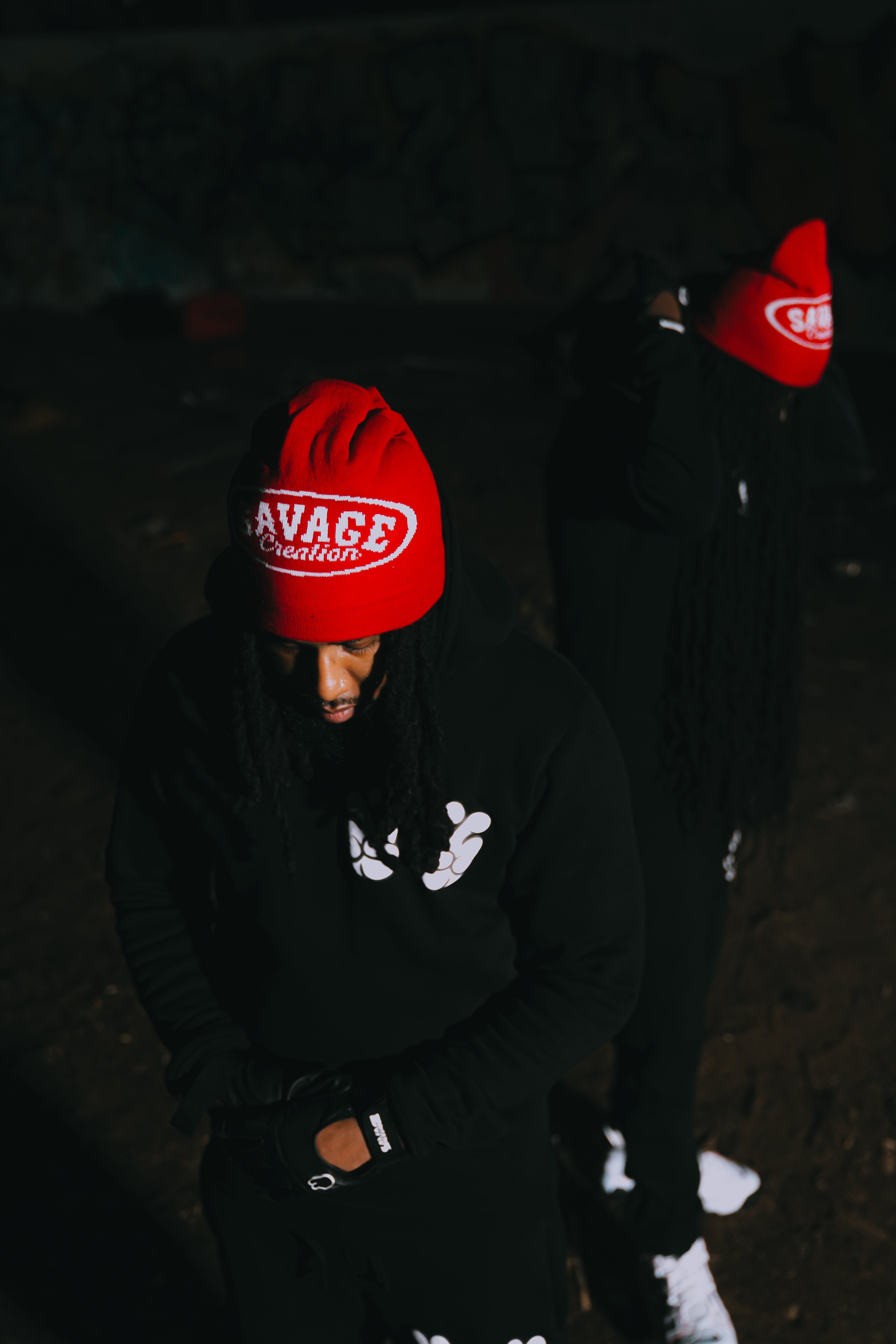 Reversible skully (Red)