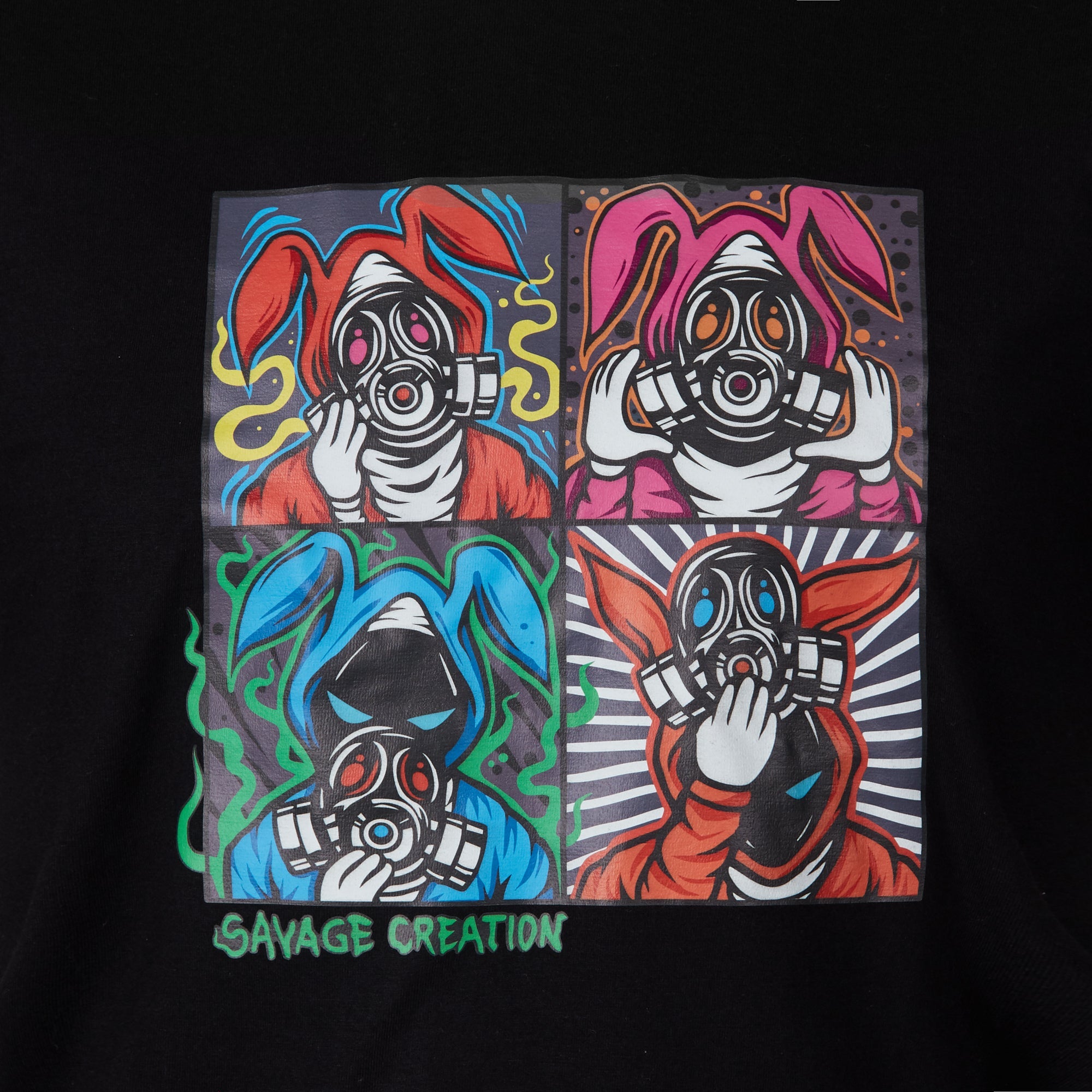 4 block tee (black)